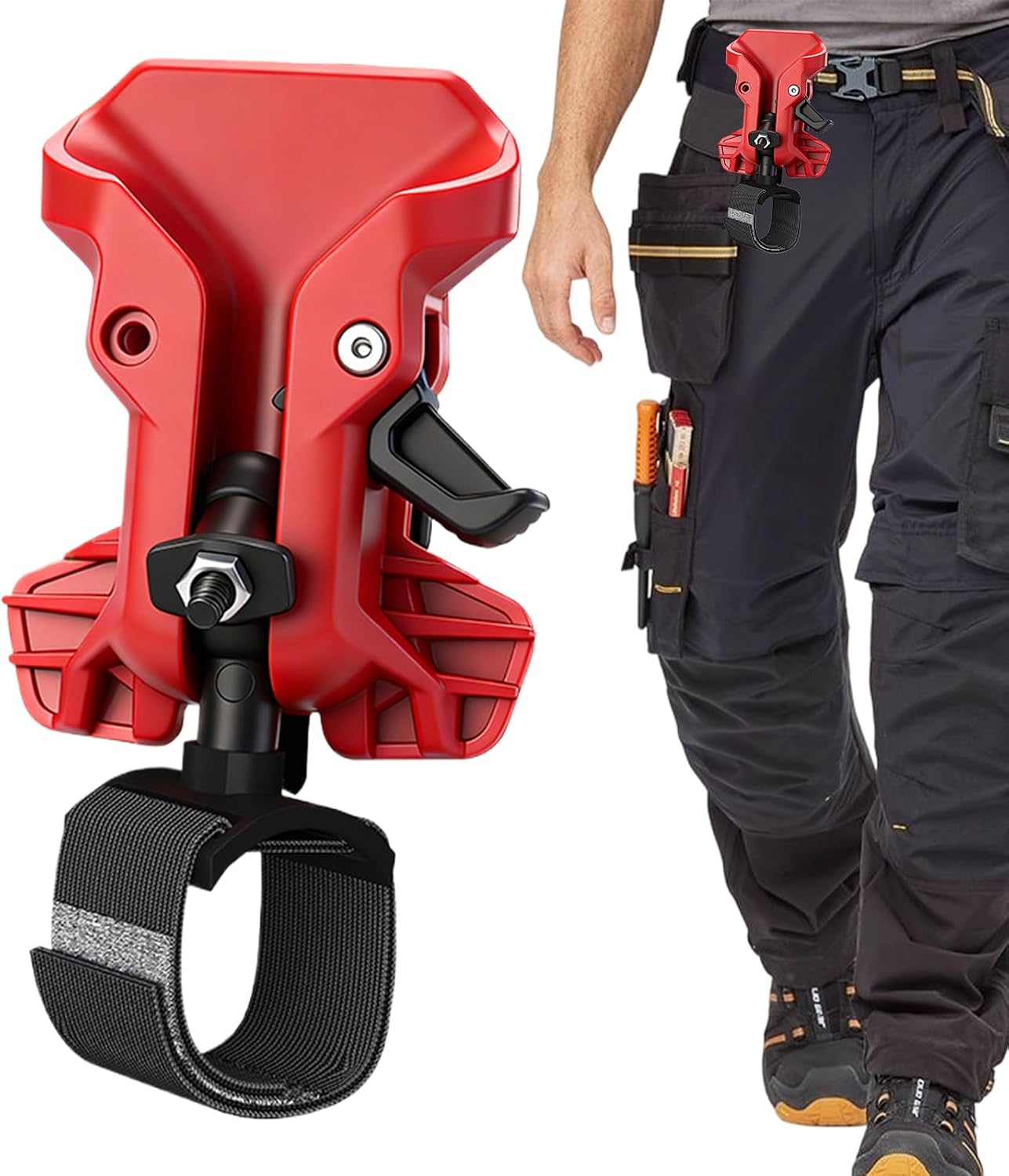 Genérico Clip Porte-outils De Ceinture – Résistant Avec Dégagement Rapide – Crochet Pour Ceinture – Professionnels, Charpentiers, Techniciens, Construction Hydraulique Et Menuiserie
