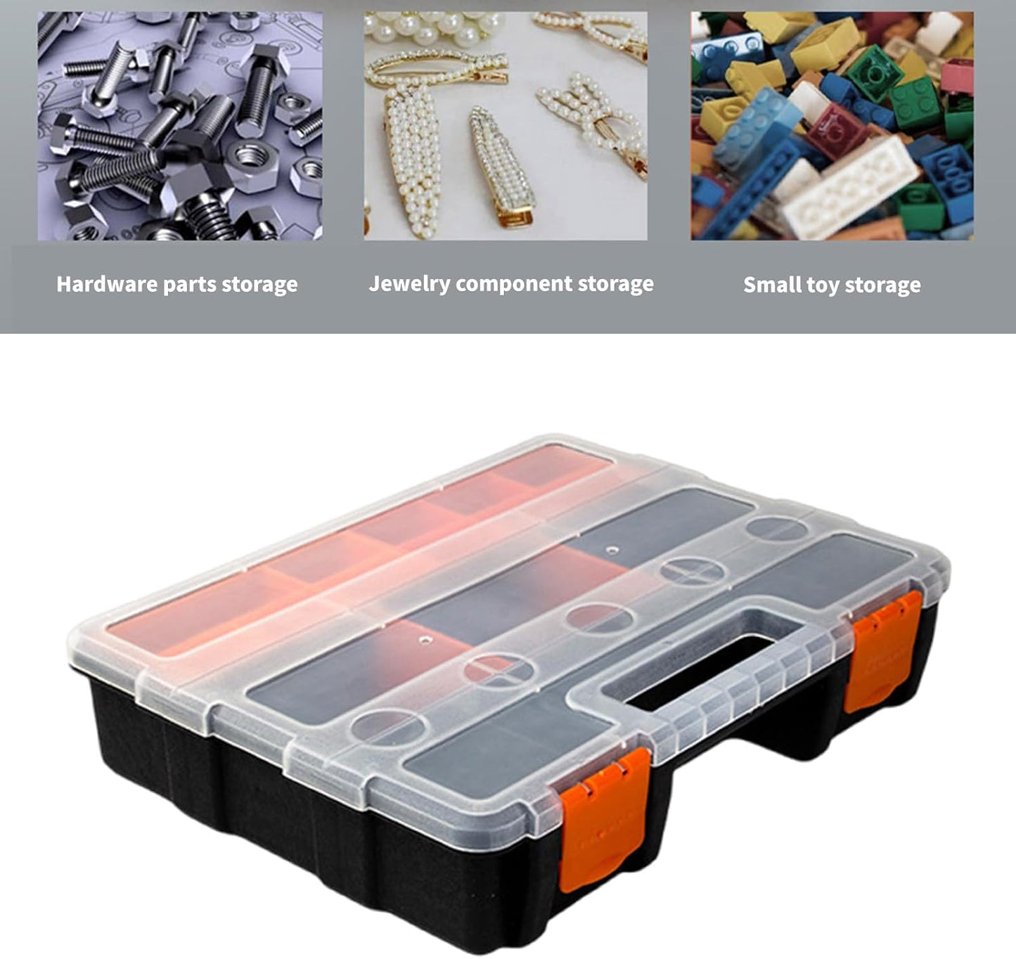  Organisateurs Matériel Organisateurs Petites Pièces Avec Boîte À Outils Stockage Diviseurs Amovibles Pour Les Bols Vis Des Ongles
