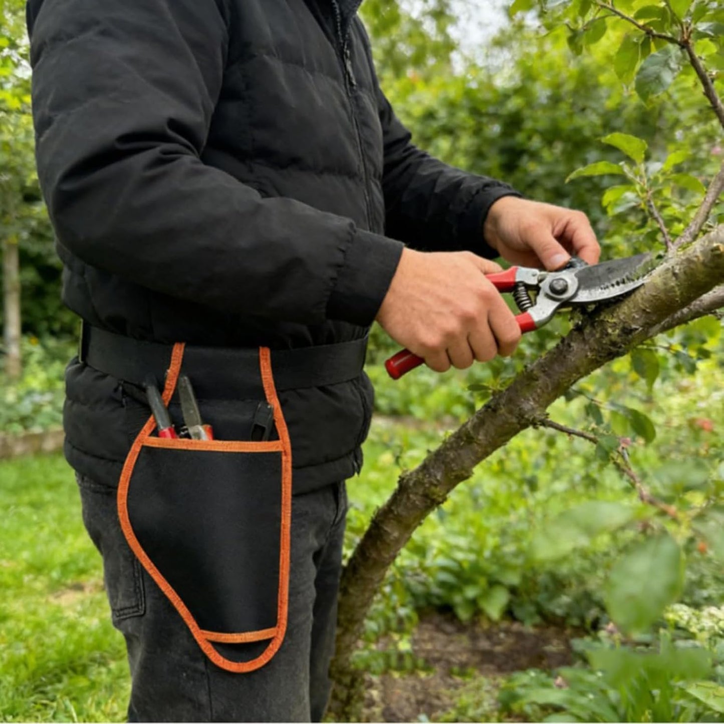  Sac De Ceinture à Outils Offrant Un Rangement Soigné Des équipements Essentiels, Un Accès Facile Aux Outils De Jardinage