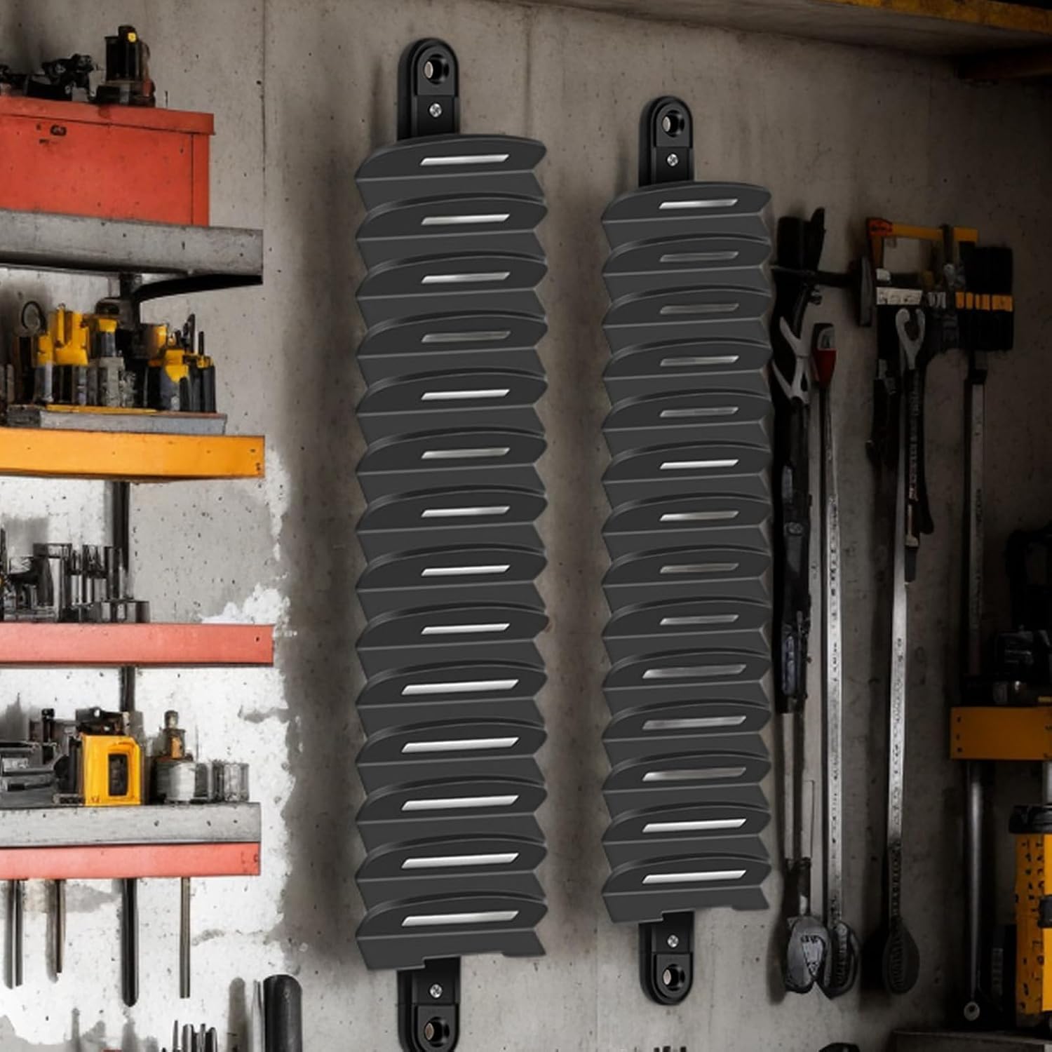  Générique Porte-Clés à Outils,Plateau De Rangement Pour Outils Avec Support Aimanté | Accessoire D'Organisation Polyvalent Pour Boîte à Outils – Idéal Pour Passionnés Et Débutants