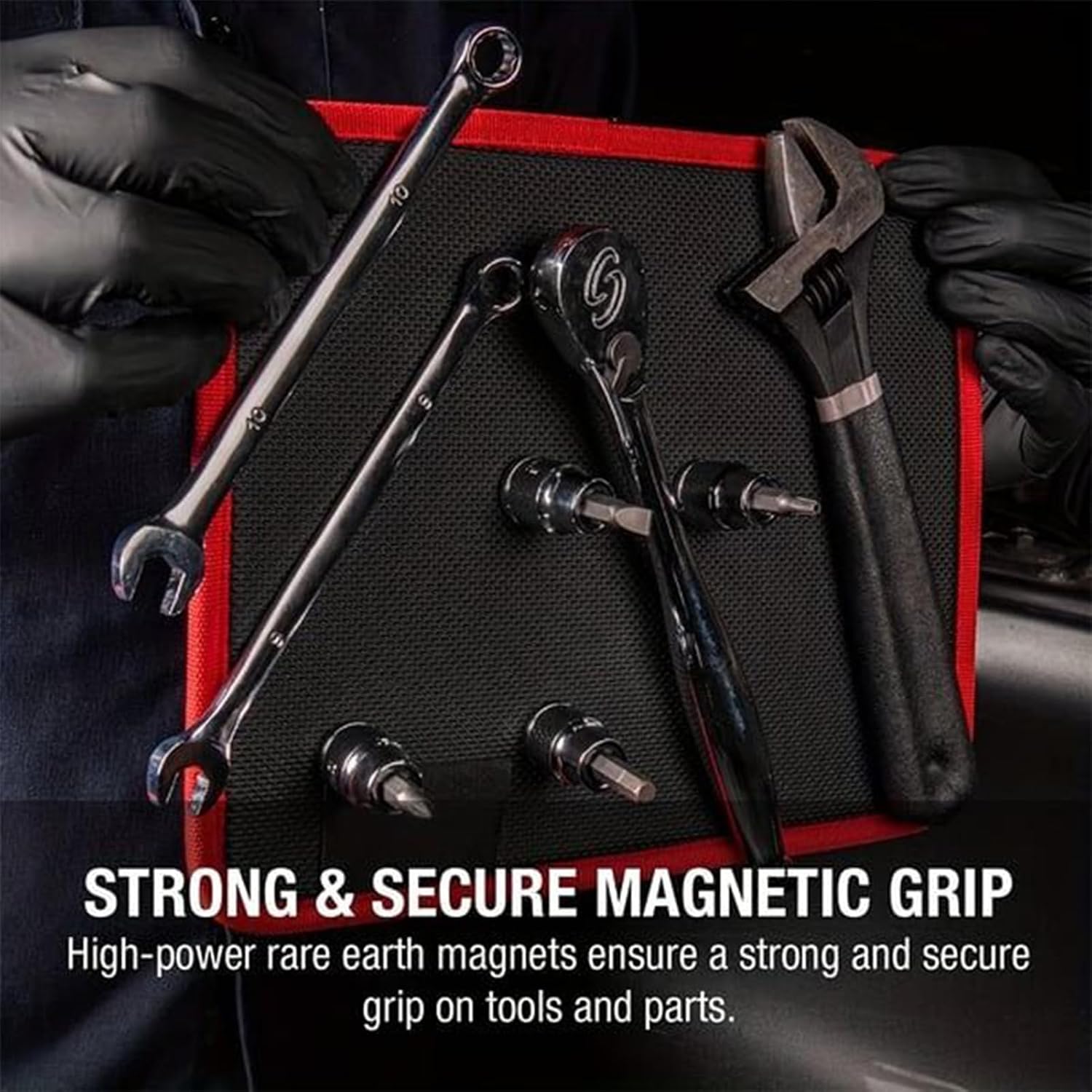  Tapis à Outils Magnétique Très Résistant Pour Pièces Magnétiques – Plateau De Rangement Antidérapant Pour Vis D'ingénieur, électronique, Perceuse, Atelier, établi Automobile