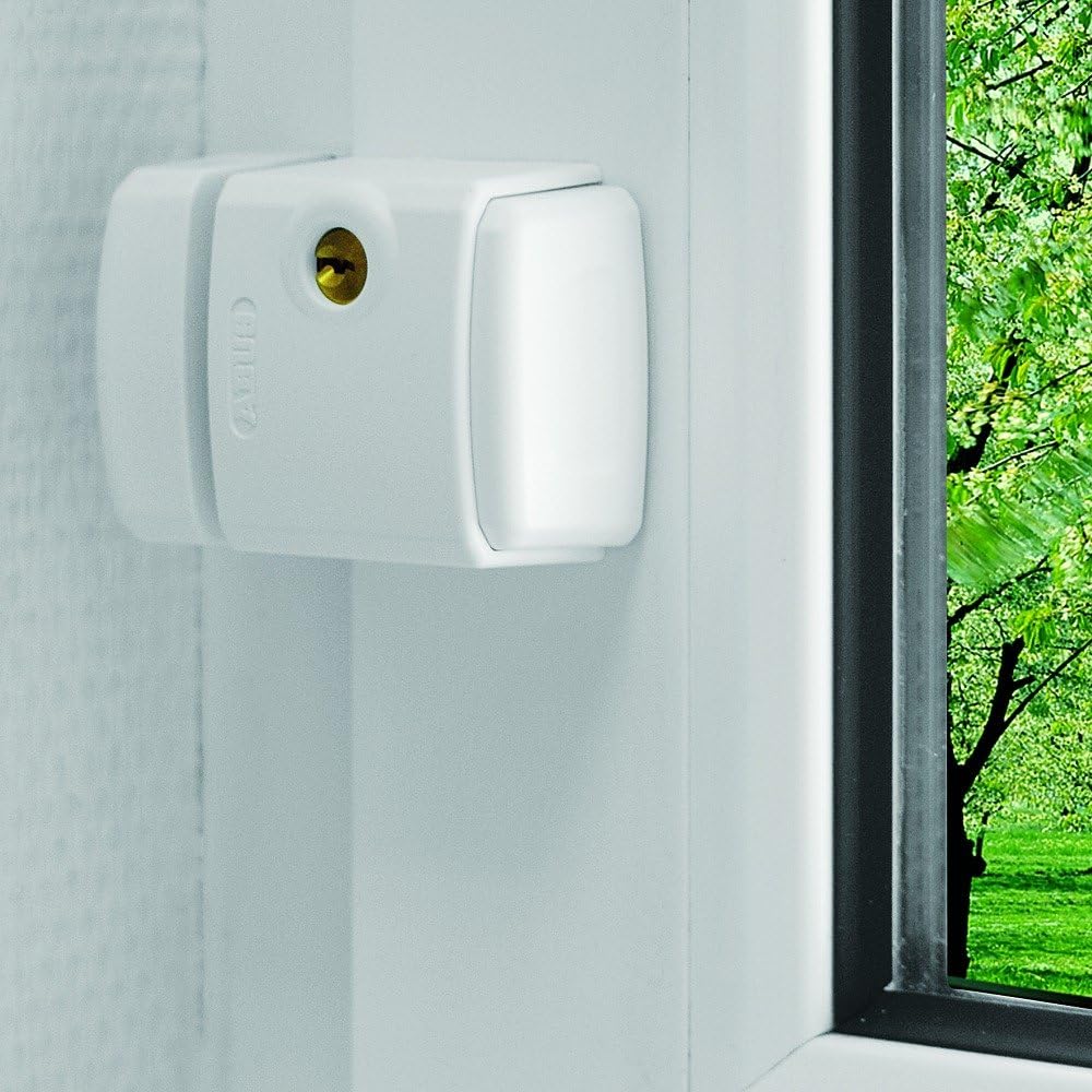  ABUS FTS3003 AL0145 Additional Window Lock - Interior Opening Window Lock Identical Lock - Security Level 5 - 31737 - White