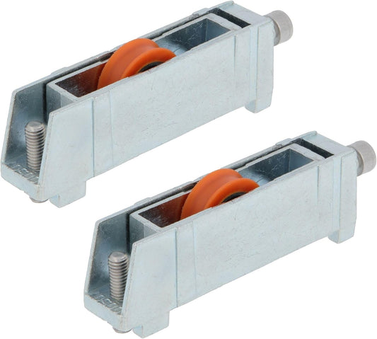  Amig - Roulement Pour Fenêtre Coulissante | Lot De 2 Unités | Taille 70 X 16 Mm | Boîtier Métallique Réglable | Roulement à Billes | Conçu Pour Les Fenêtres Coulissantes | Acier Zingué