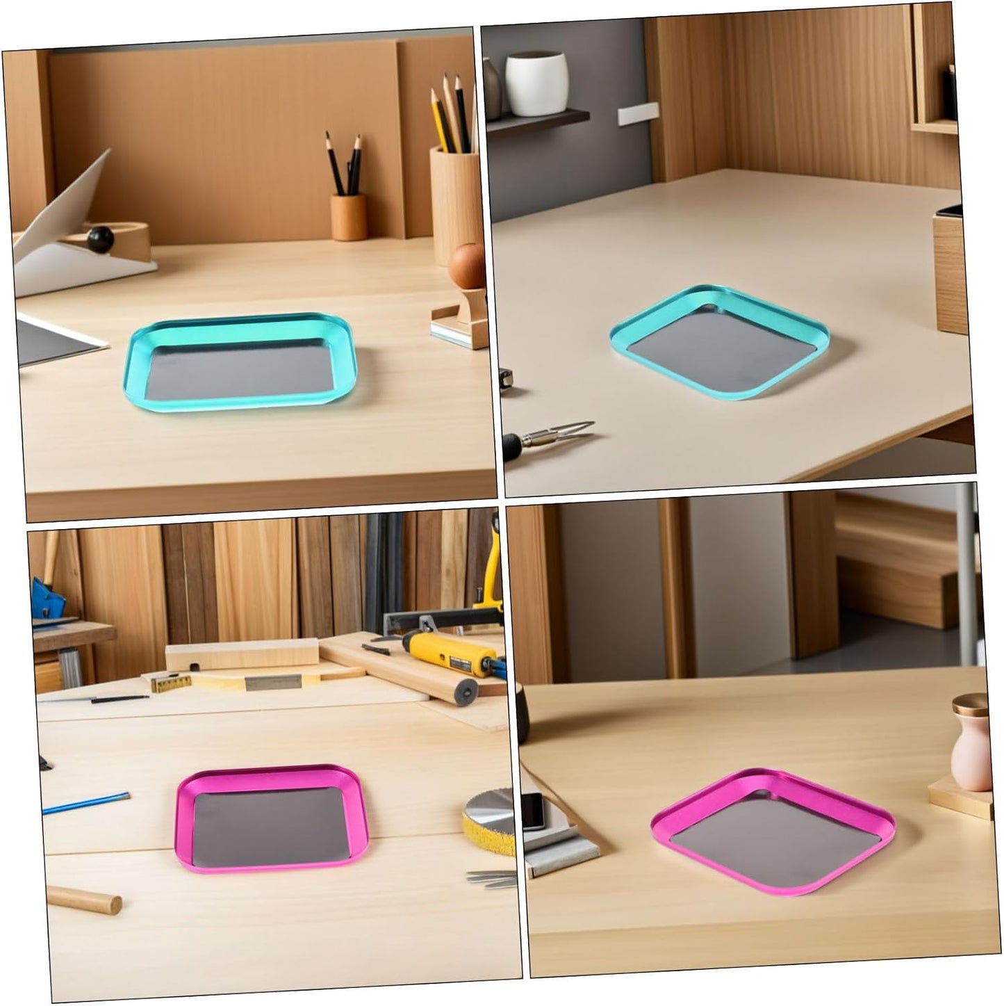 Housoutil 2pièces Plateaux Magnétiques Pour Vis Réparation Électronique Lot De Plateaux à Vis Magnétiques Support Pour Petites Et Boulons