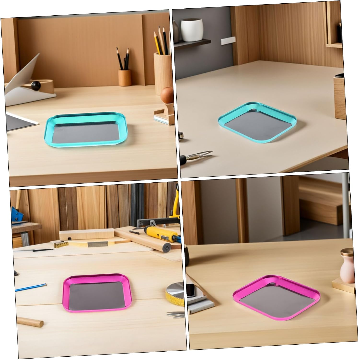  Housoutil 2pièces Plateaux Magnétiques Pour Vis Réparation Électronique Lot De Plateaux à Vis Magnétiques Support Pour Petites Et Boulons
