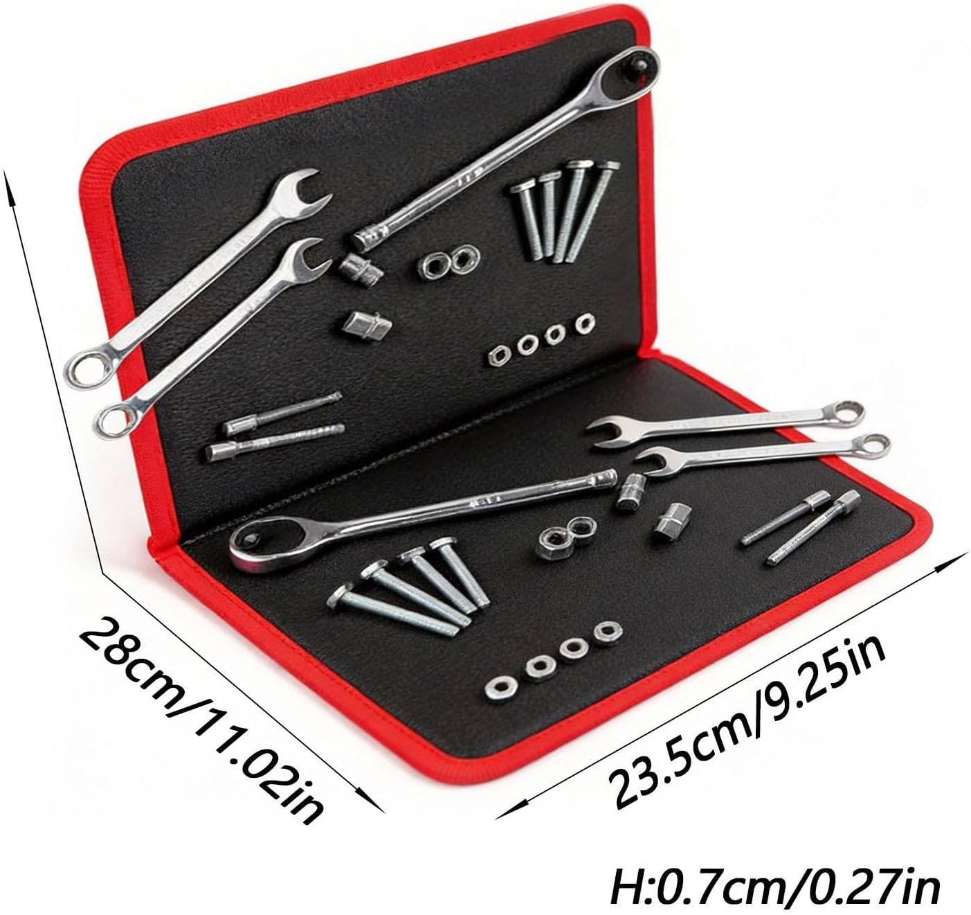  Tapis à Outils Magnétique – Organisateur De Pièces Pliables Et Antidérapantes Pour Réparation électronique D'atelier | Silicone Flexible Avec Surfaces Magnétiques, Clé à Boulon Pour Le Rangement, Le