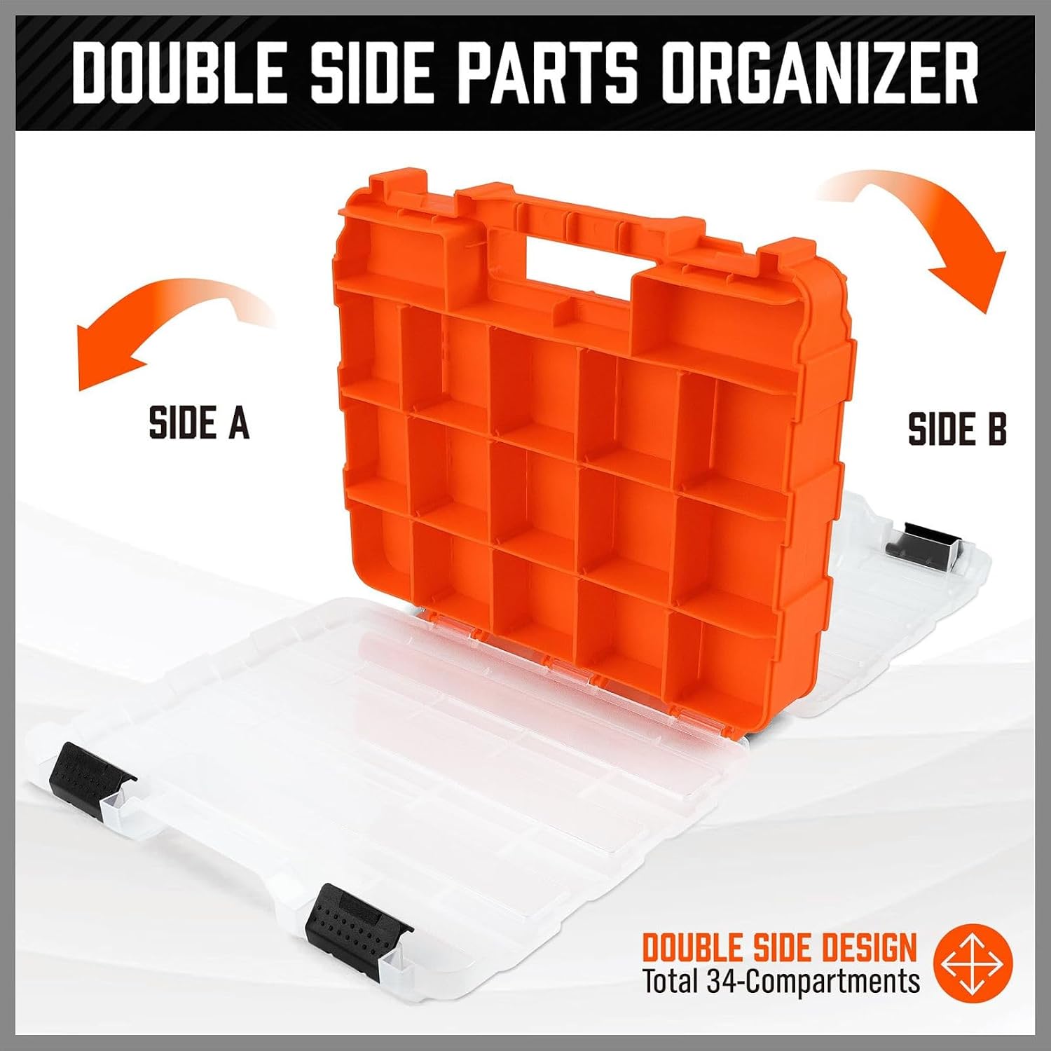 GENERIC Adorable Organisateur D'outils, Boîte De Rangement Compacte, Mini Organisateur D'ongles, Boîte De Rangement Avec Petits Accessoires, Boîte D'artisanat Pour Fournitures De Loisirs, Couvercle
