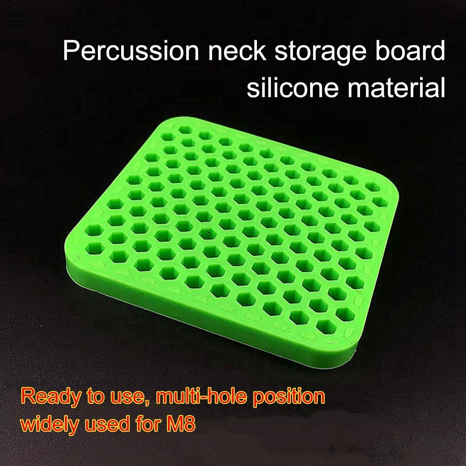  Compact Parts Organiseur De Matériel En Silicone 10,9 X 10,3 X 1 Cm Boîte à Outils Avec Disposition Segmentée, Système De Support D'outils, Style De Design Antidérapant, Rangement De Fixation