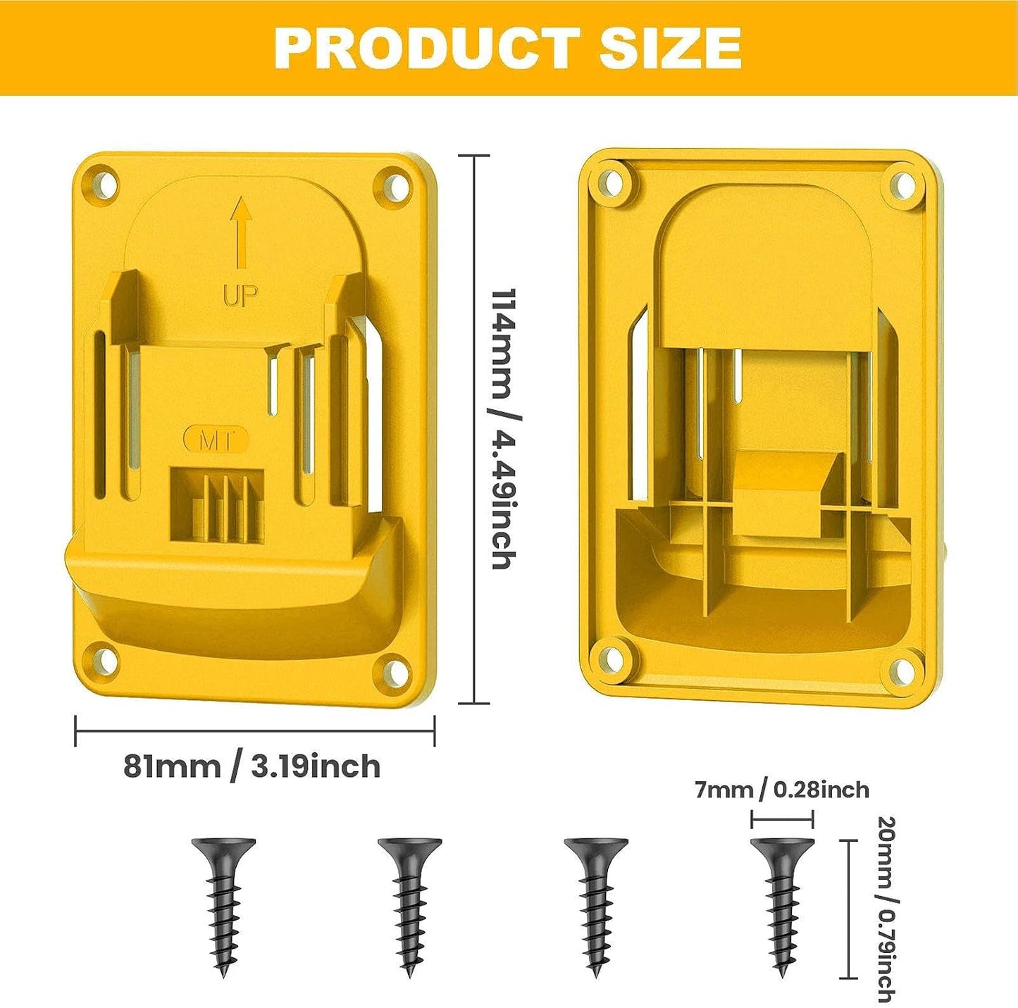  Support De Perceuse - Support à Outils électrique Robuste Avec Poignée Antidérapante Et Design De Rangement Vertical Peu Encombrant Pour Un Accès Facile | Support De Stockage Utilitaire Pour Le Site