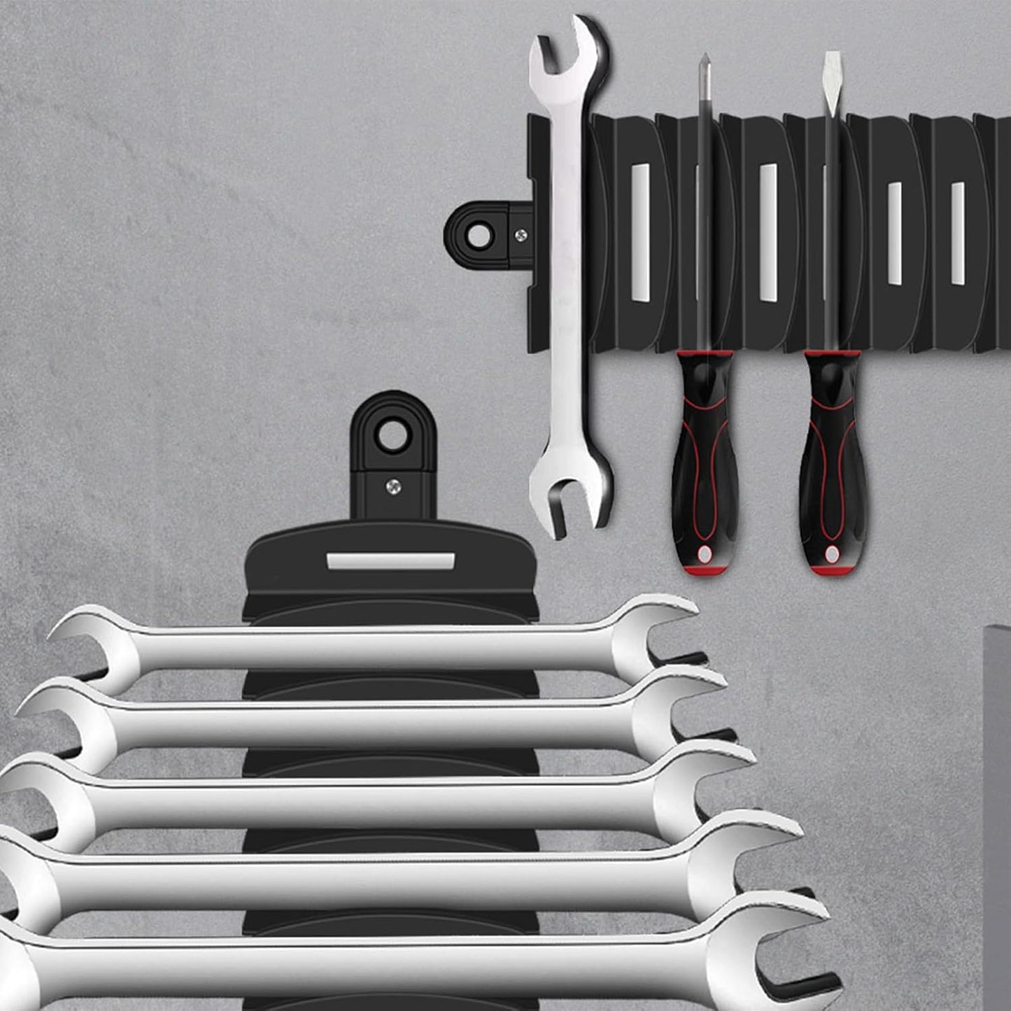GENERIC Organiseur De Clés Magnétique, Support De Rangement Pour Outils, Boîte à Outils Polyvalente, Support Robuste, Idéal Pour Les Passionnés, L'organisation D'atelier Et De Garage