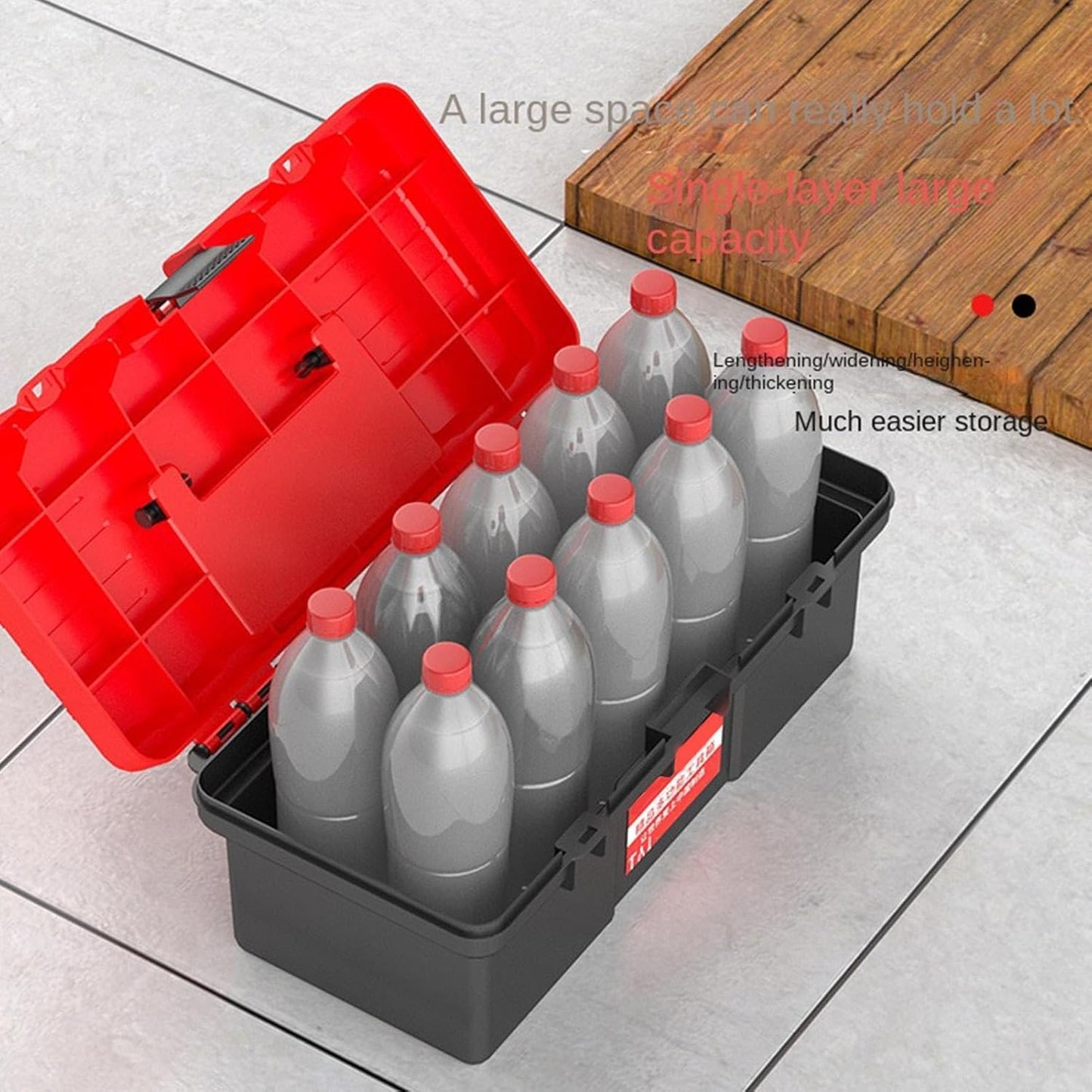 GENERIC Boîte à Outils Portable – Mini étui De Rangement, 30 X 14 X 12,5 Cm, Transport Facile D'accès Pour Véhicule, Organiseur Robuste Avec Poignée Sécurisée, Entretien De Bricolage, Coffre Utilitaire