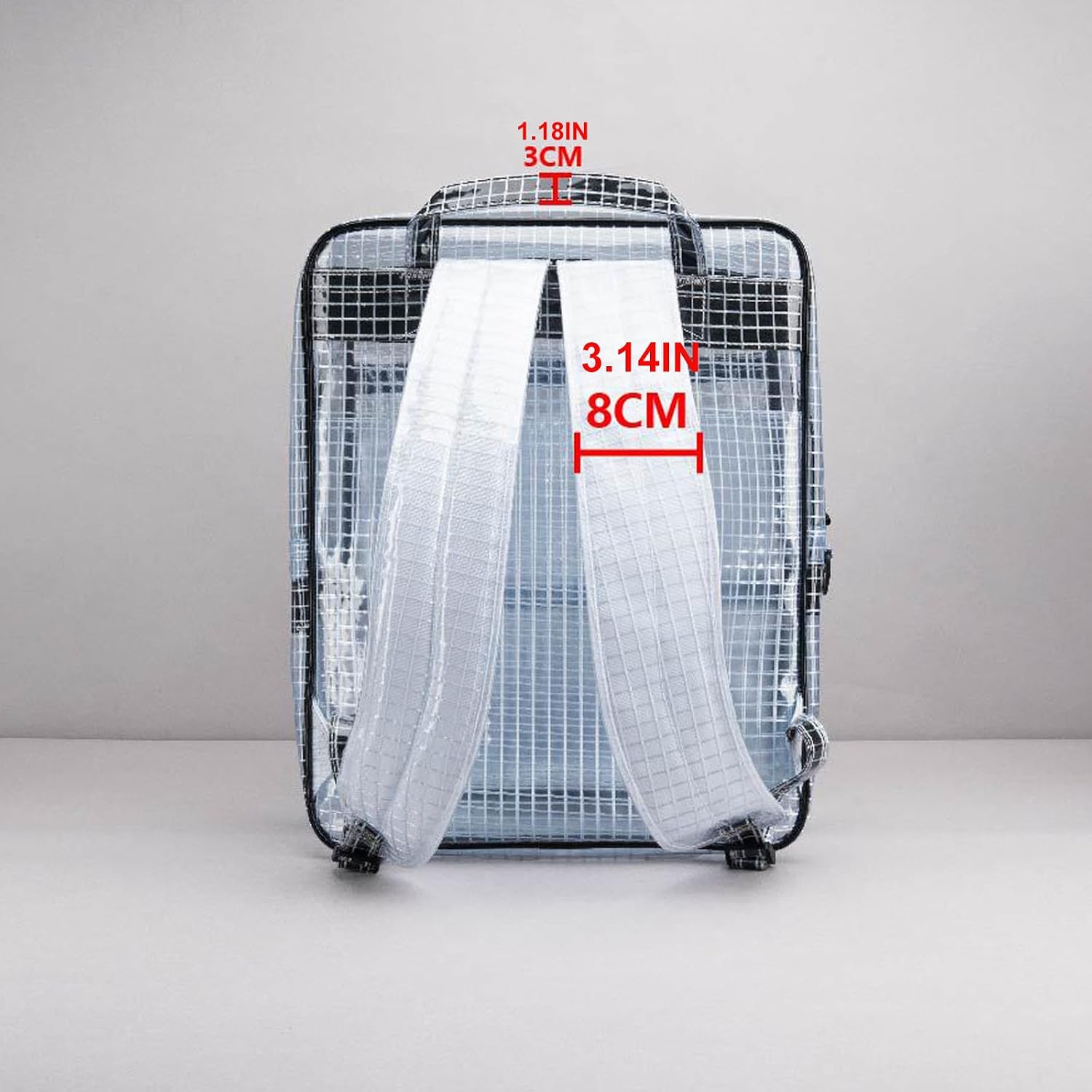  Cleanroom Sac à Outils Transparent Avec Fermeture éclair En PVC Sac à Dos Pour Ingénieurs Idéal Pour Les Travailleurs De La Construction Antistatique