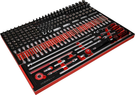  KS TOOLS Jeu De Douilles 3/8'' En Mousse, 221 Pces 821.0221