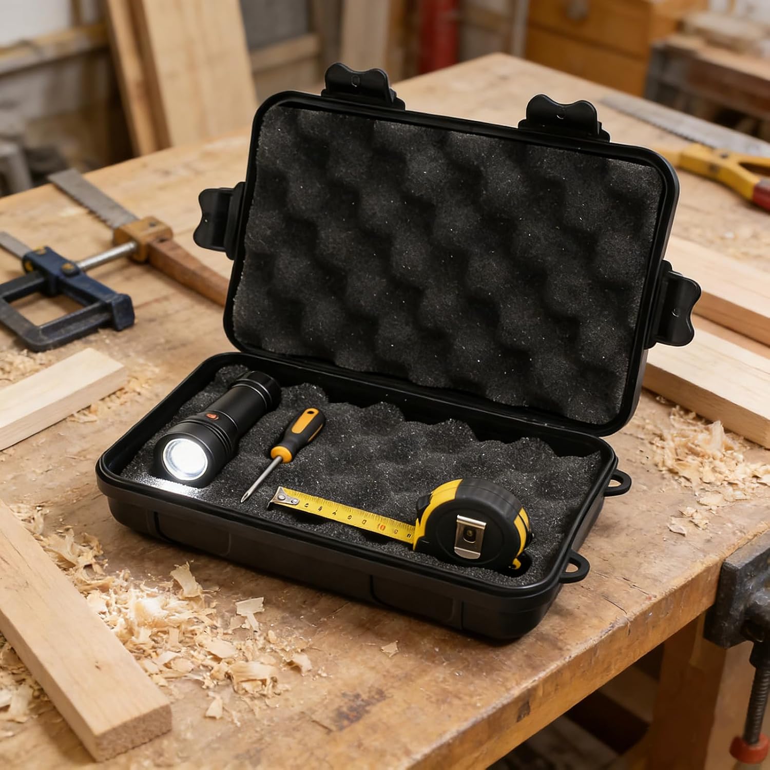  Mallette De Rangement Imperméable Pour Outils, Boîte De Lampe De Poche, Camping En Plein Air, Survie, Résistante Aux Chocs, Boîte De Rangement Scellée, équipement De Camping