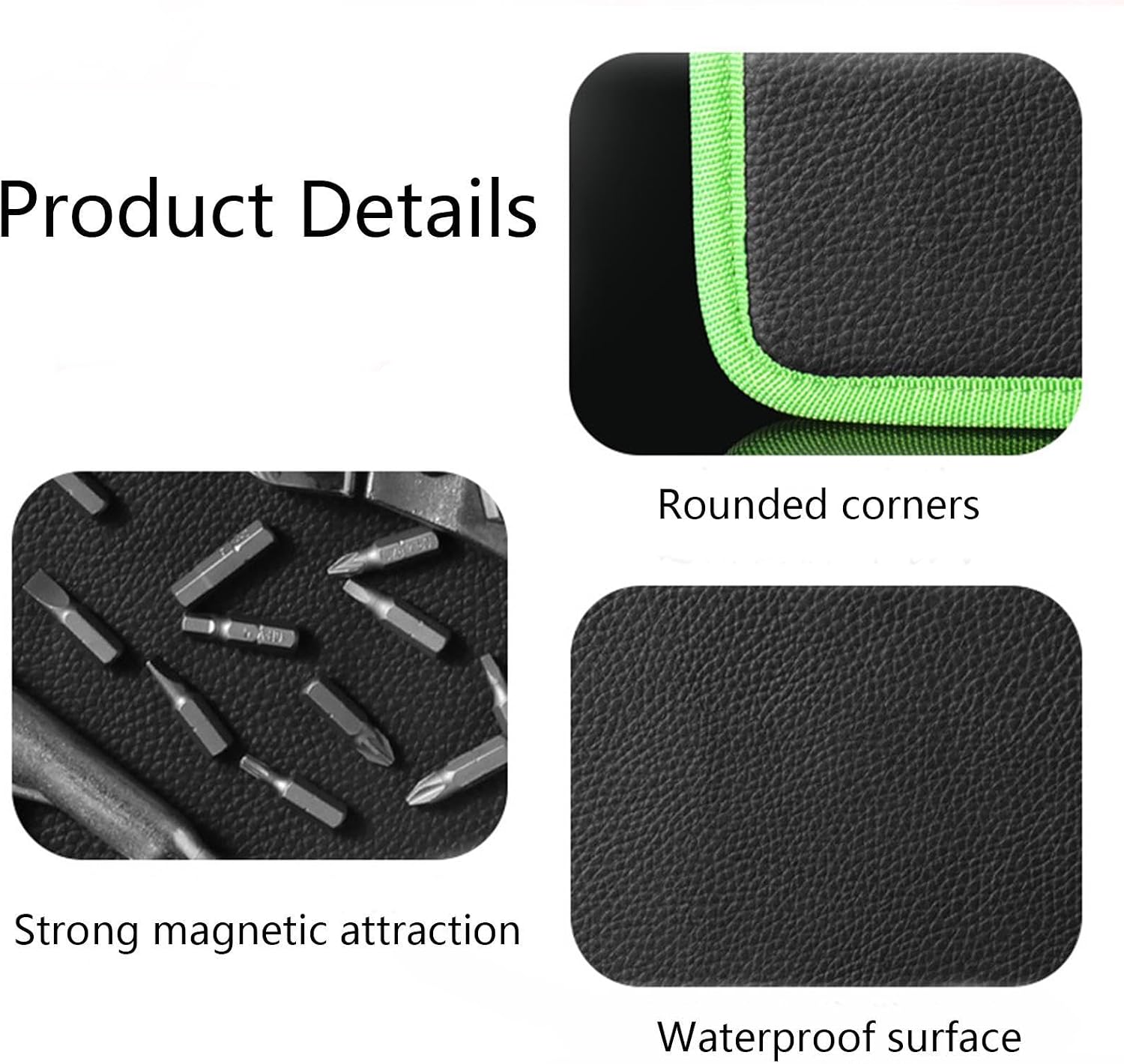  Tapis Magnétiques Pour Outils, 32,3 X 24,9 X 0,7 Cm Organisateur Flexible, Tapis Aimanté Pour Outils, Projets, Bureau, Table, électronique, Construction, Voiture, Garage, Atelier Réparation