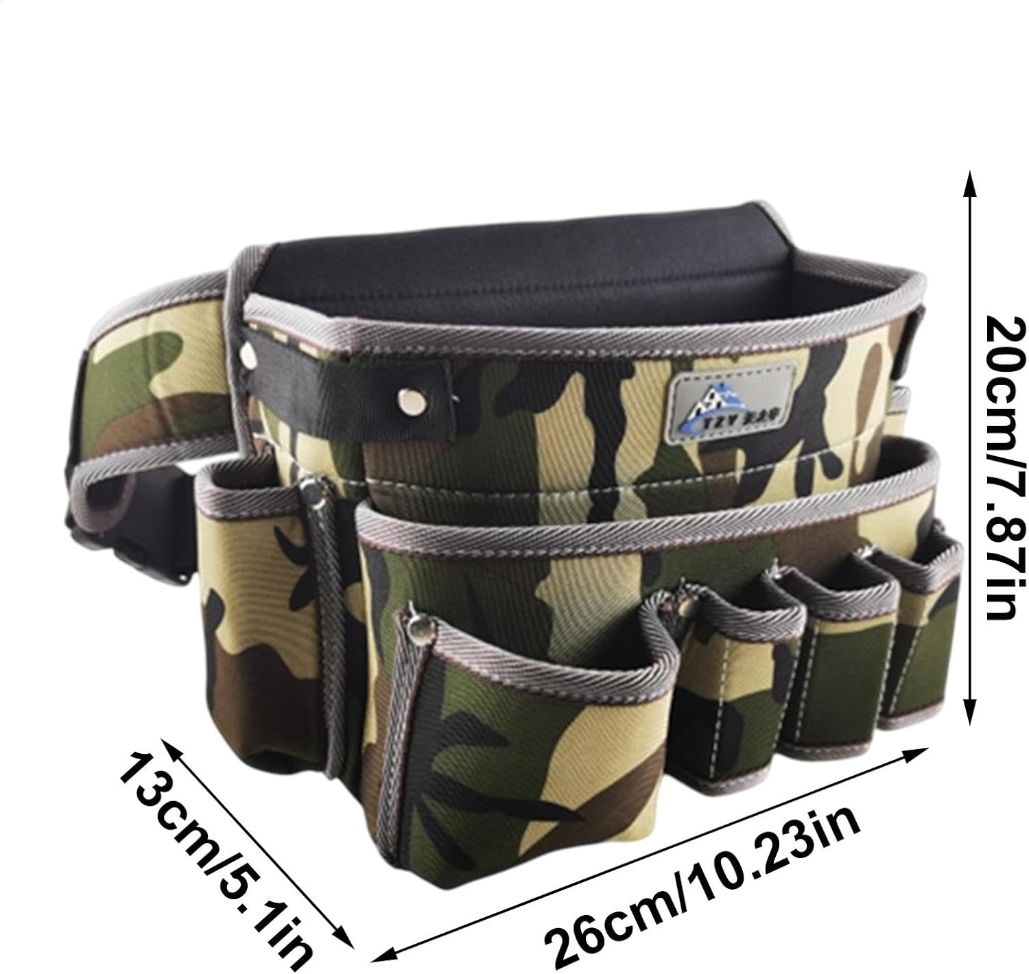  Sac à Outils Robuste, étui De Rangement Multi-poches Pour Papa, Mécanicien, électricien, Porte-outils à Large Ouverture Pour Un Accès Facile, Et Pratique Pour Ranger Les Outils
