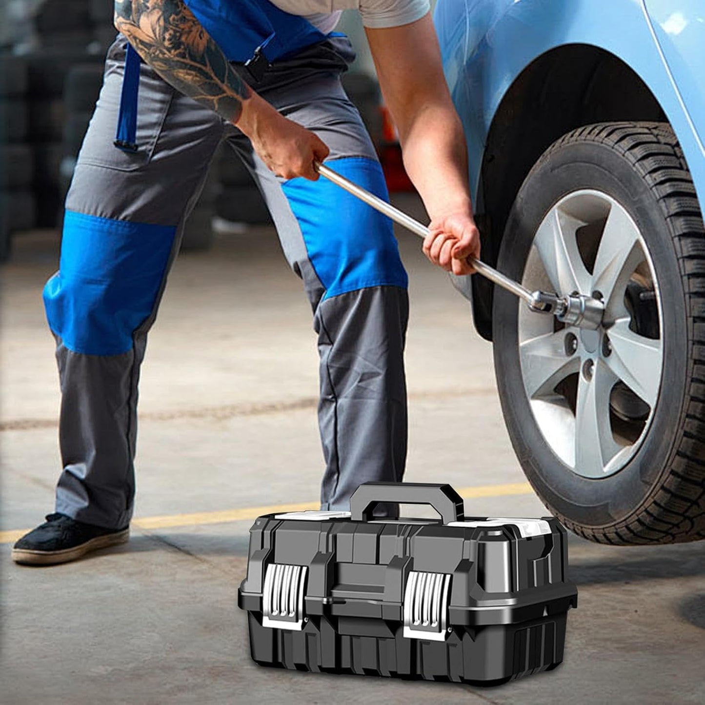  Organisateurs Et Stockage D'outils,organisateur De Stockage De Matériel - 3 Couches De D'outils Matériels Pliables Et Imperméables - Boîte à Outils Multifonctionnelle De Grande Capacité,