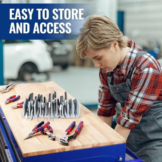  Organiseur De Clés à Molette – Support Et Organisateur – 10 Compartiments De Rangement Pour Garage, Atelier, Voiture, Camion, Mécanicien