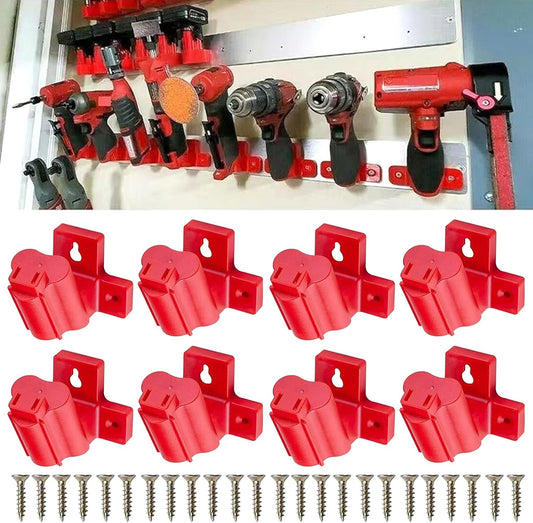  Support Mural Pour Outils électriques - Support Robuste Pour Batterie 12 V - Hauteur Réglable