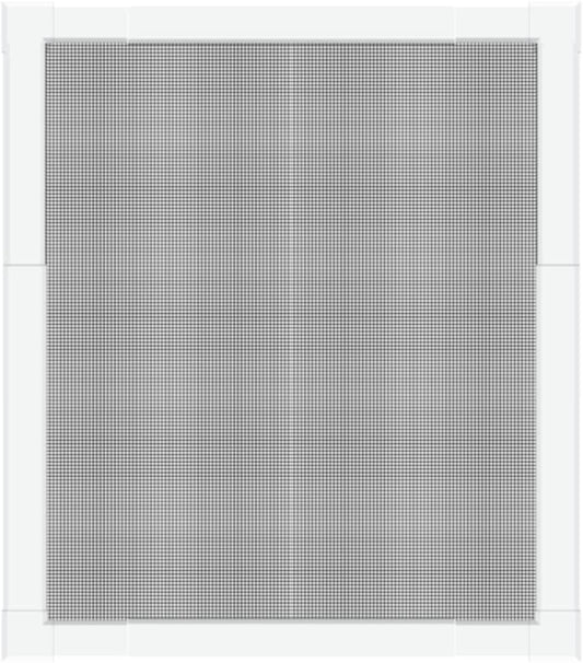  Schellenberg 70082 Telescopic Window Mosquito Net Fibreglass With Aluminium Frame Extendable Adjustable 100 X 120 Cm White