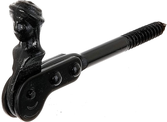  Alberts 307103 Shepherdess Head Shutter Stop | Screw Or Seal | Black Lacquered | 126.5 Mm
