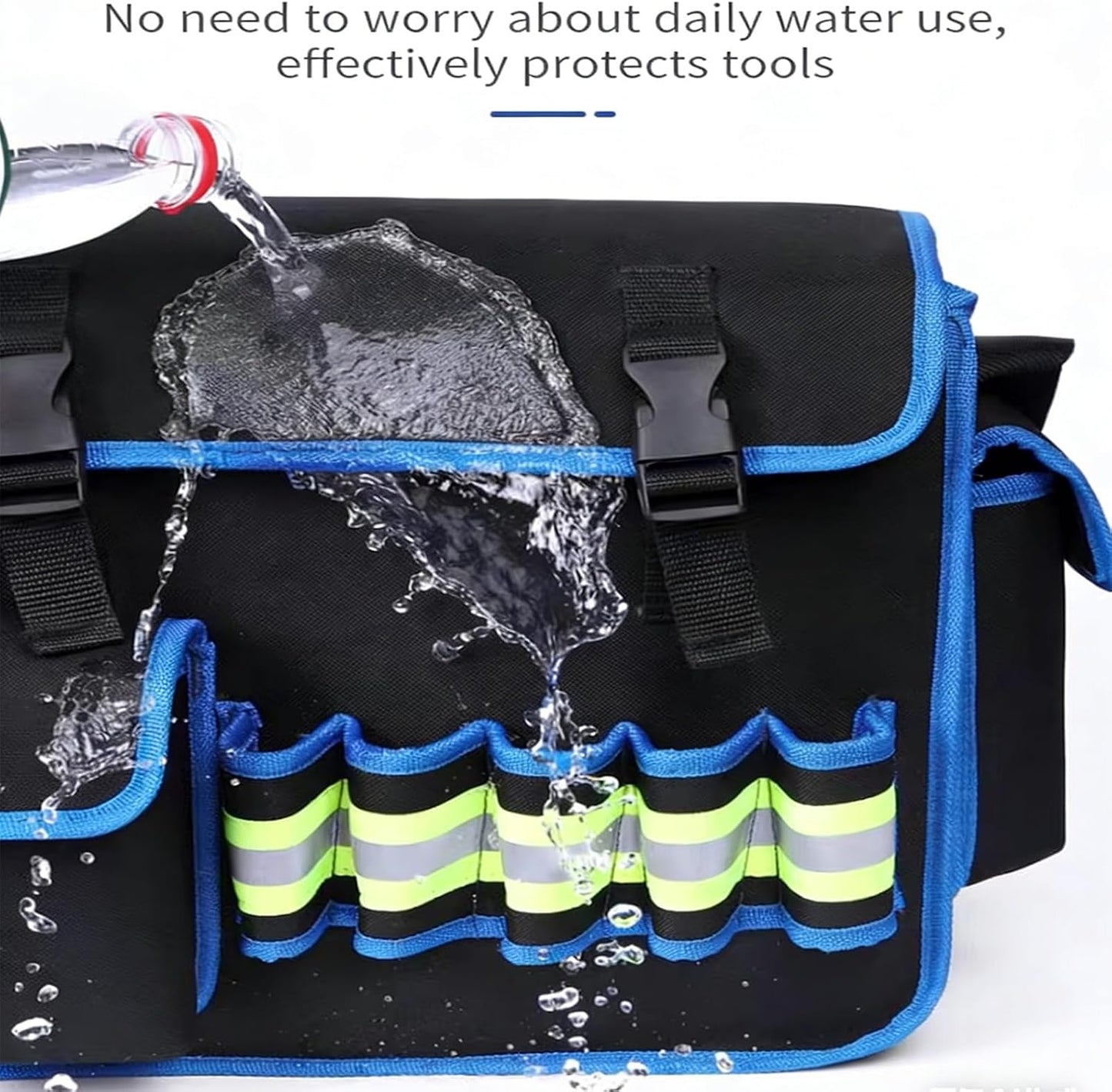  Sacs à Outils à Large Ouverture - Sac De Rangement Robuste De Grande Capacité Pour électriciens - Sac En Tissu Oxford