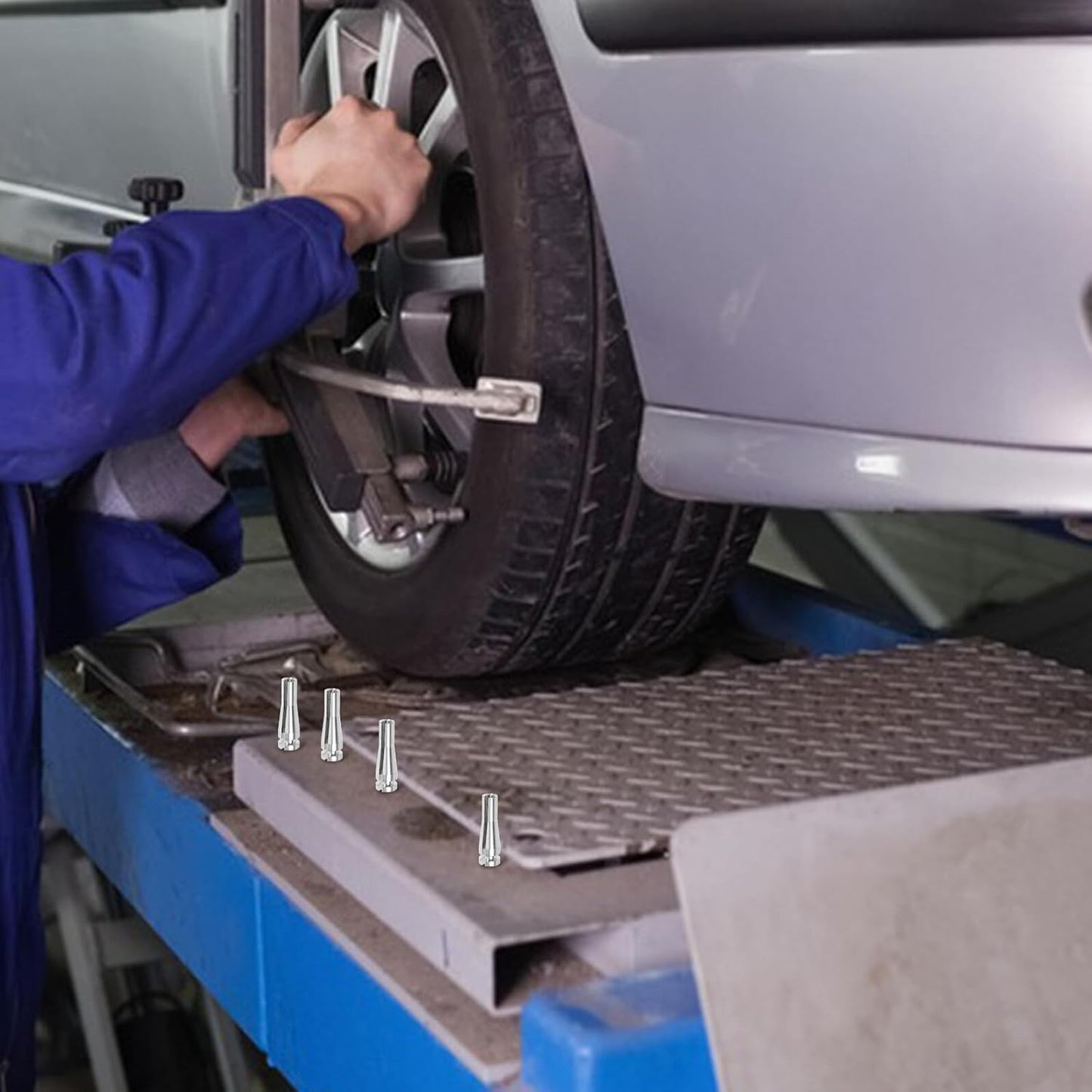 Cabilock 16 Pièces Kit De Réparation De Serrure De Porte Pièces De Remplacement De Voiture Silver