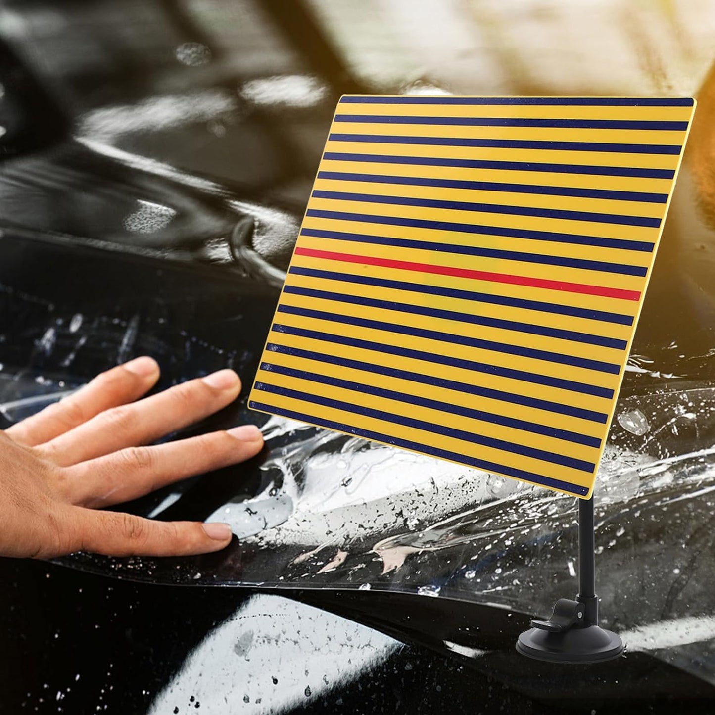  Cabilock Panneau De Détection De Bosses Pour Carrosserie Automobile Outil De Débosselage Réflecteur Lumineux 1 Pièce Kit De Réparation Pour Phares Et Surfaces Métalliques Planes Pour
