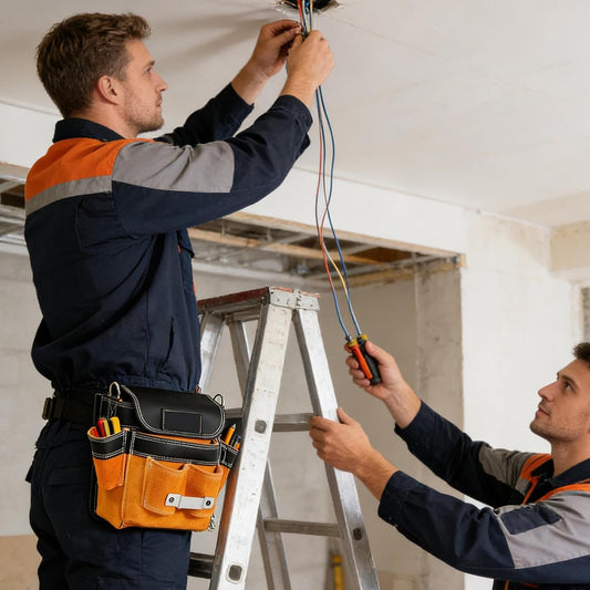 GENERIC Sacoche à Outils Pour Ceinture - Ceinture étanche à La Hanche | Sac De Travail étanche Avec Bandoulière Pour Hommes,Pour Les Travaux De Construction De Réparation D'entretien électrique