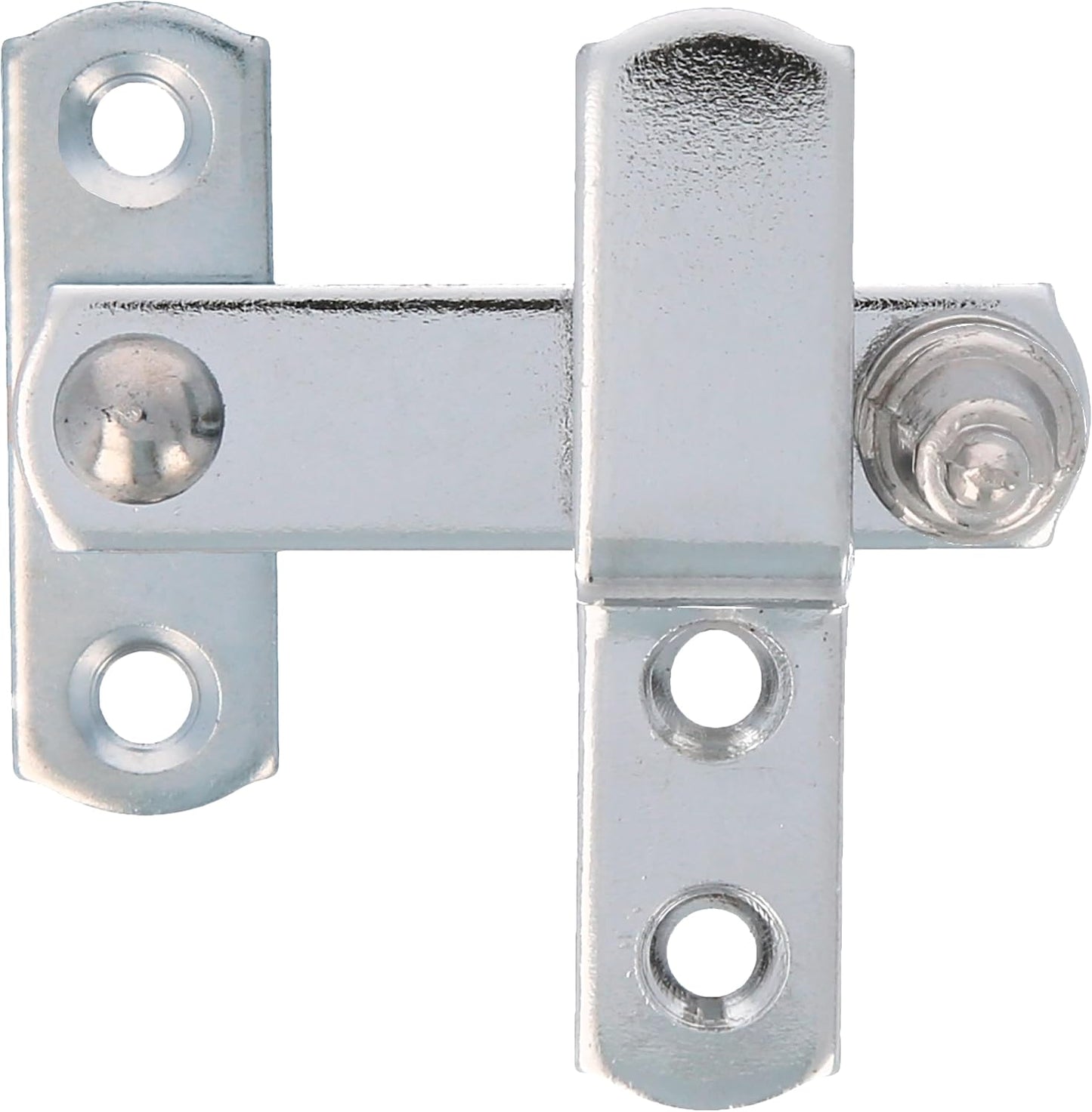  Amig - Shutter Handle With 4 Flap | Security Lock For Windows With Matt Chrome Finish | Rustic Garden & Outdoor Hardware