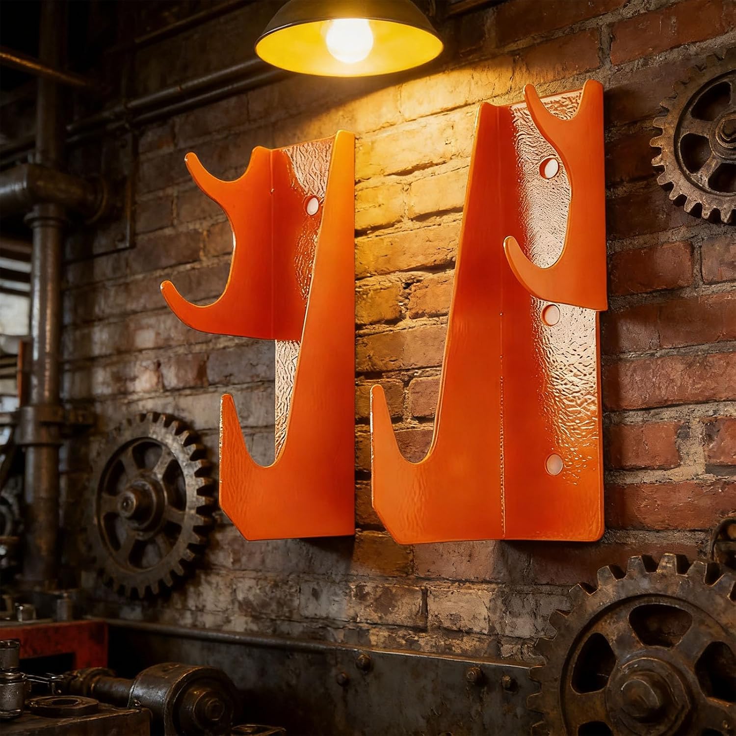  Lot De 2 étagères De Rangement Murales En Métal Robuste Pour Minimiser Et Maintenir En Toute Sécurité Les Outils Dans Le Support Jacob D'atelier