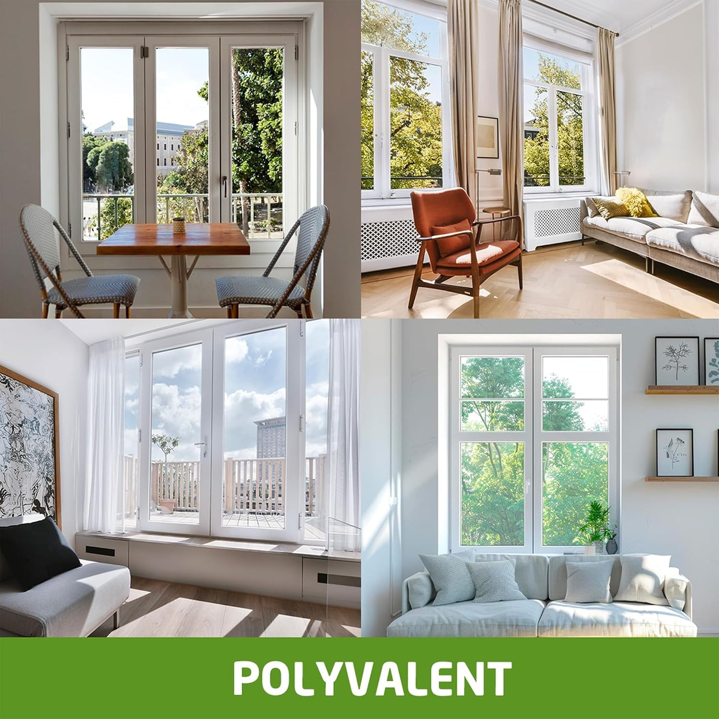  Amig - Sliding Screen For Windows | White Aluminium And Grey Fiberglass Mesh | Adjustable And Cut To Size | Quick Installation On Window Frame | 70 X 130 Cm