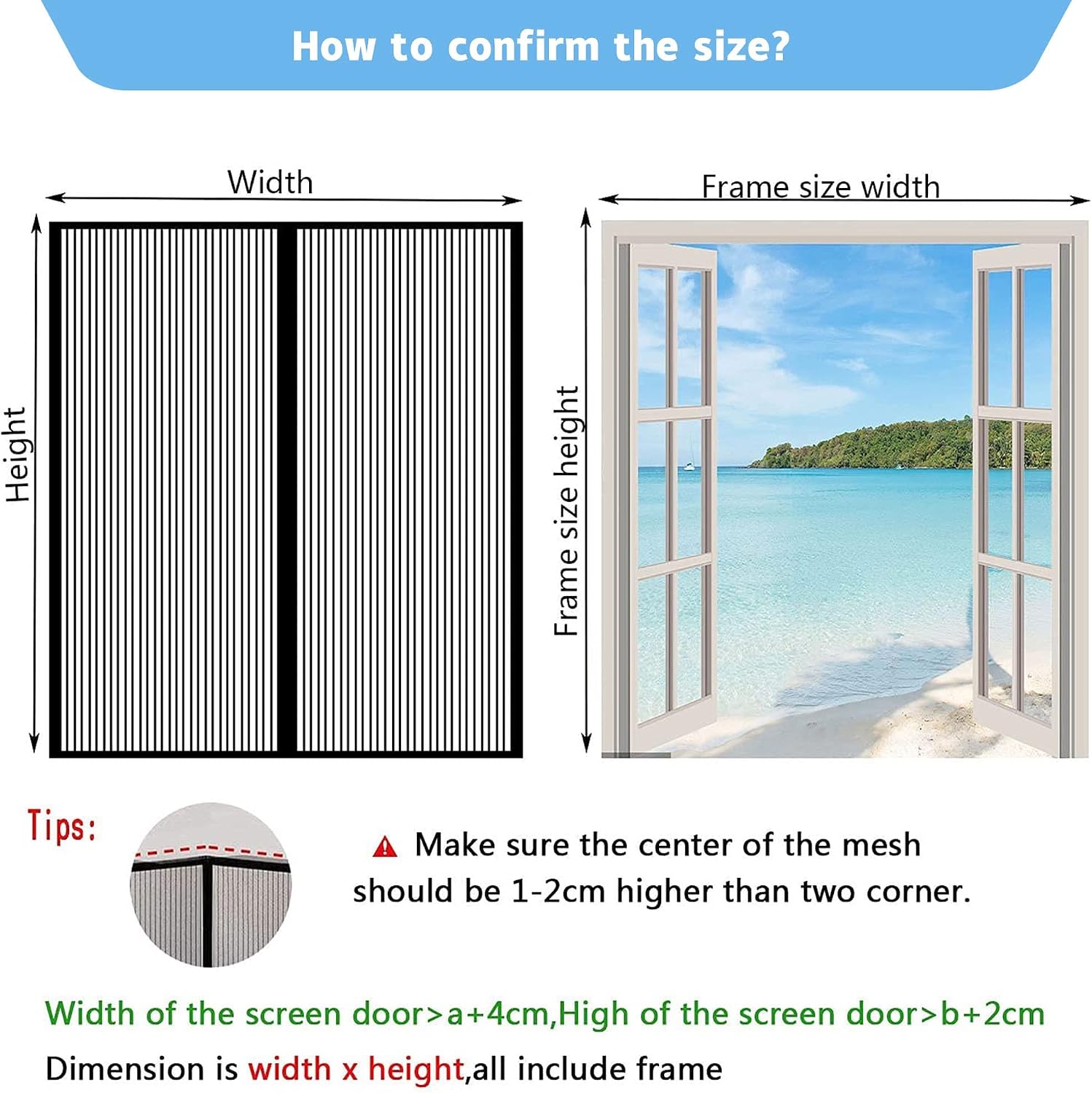  Magnetic Window Mosquito Netting, 120 X 110 Cm, Magnetic Window Mesh, Ultra Fine Mesh For Most Windows, Brown