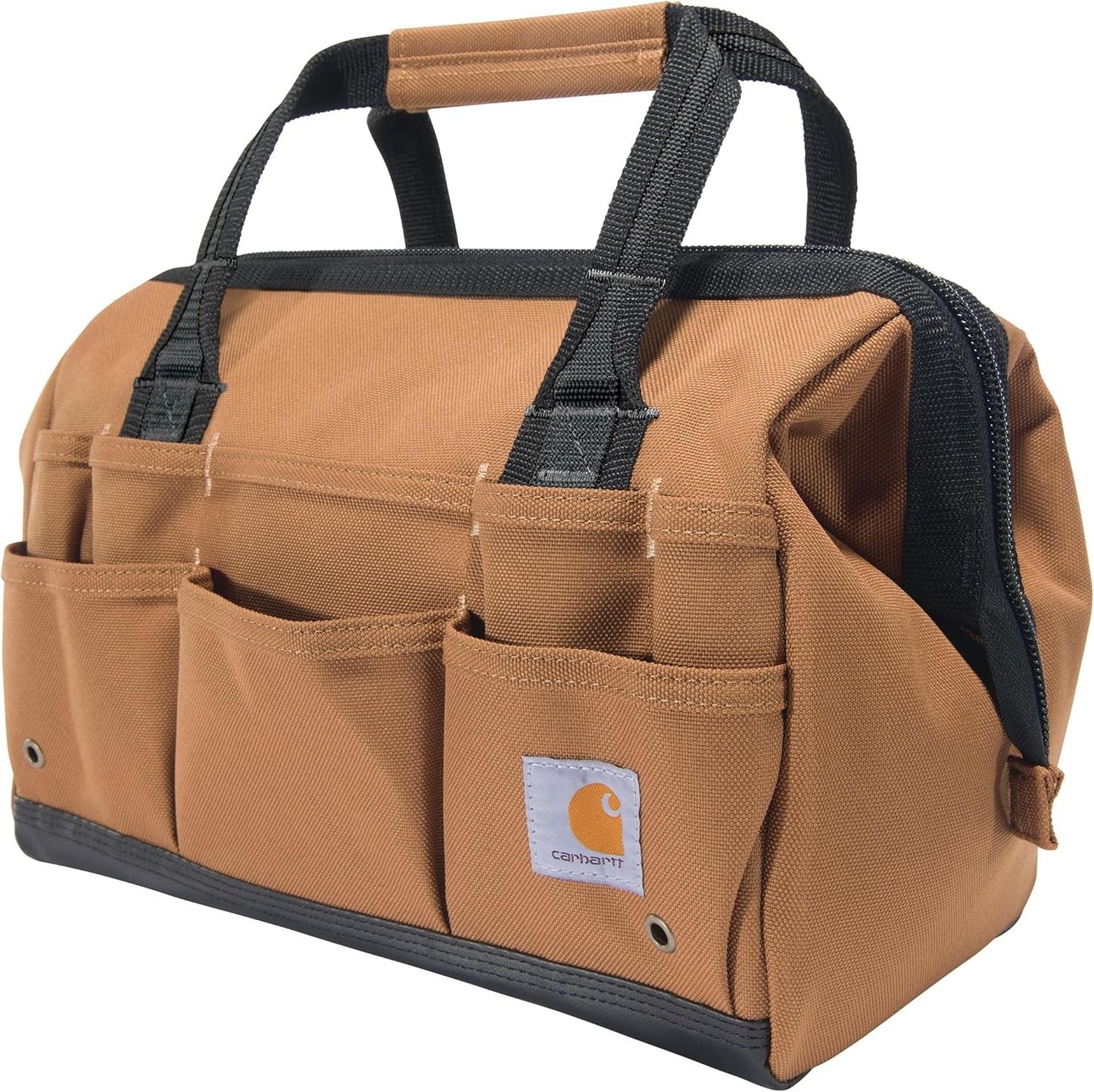  Carhartt Onsite Sac à Outils Durable, Résistant à L'eau, Sac De Rangement Pour Outils, Lourd, 40,6 Cm, 30 Poches, Noir