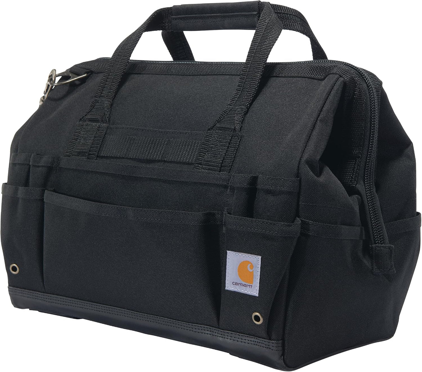  Carhartt Onsite Sac à Outils Durable, Résistant à L'eau, Sac De Rangement Pour Outils, Lourd, 40,6 Cm, 30 Poches, Noir